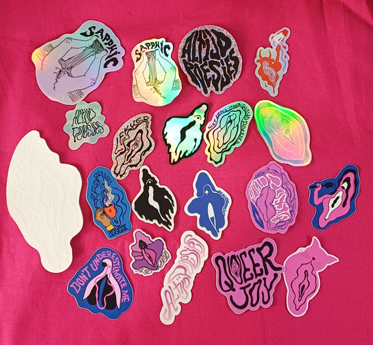All sticky vulvas