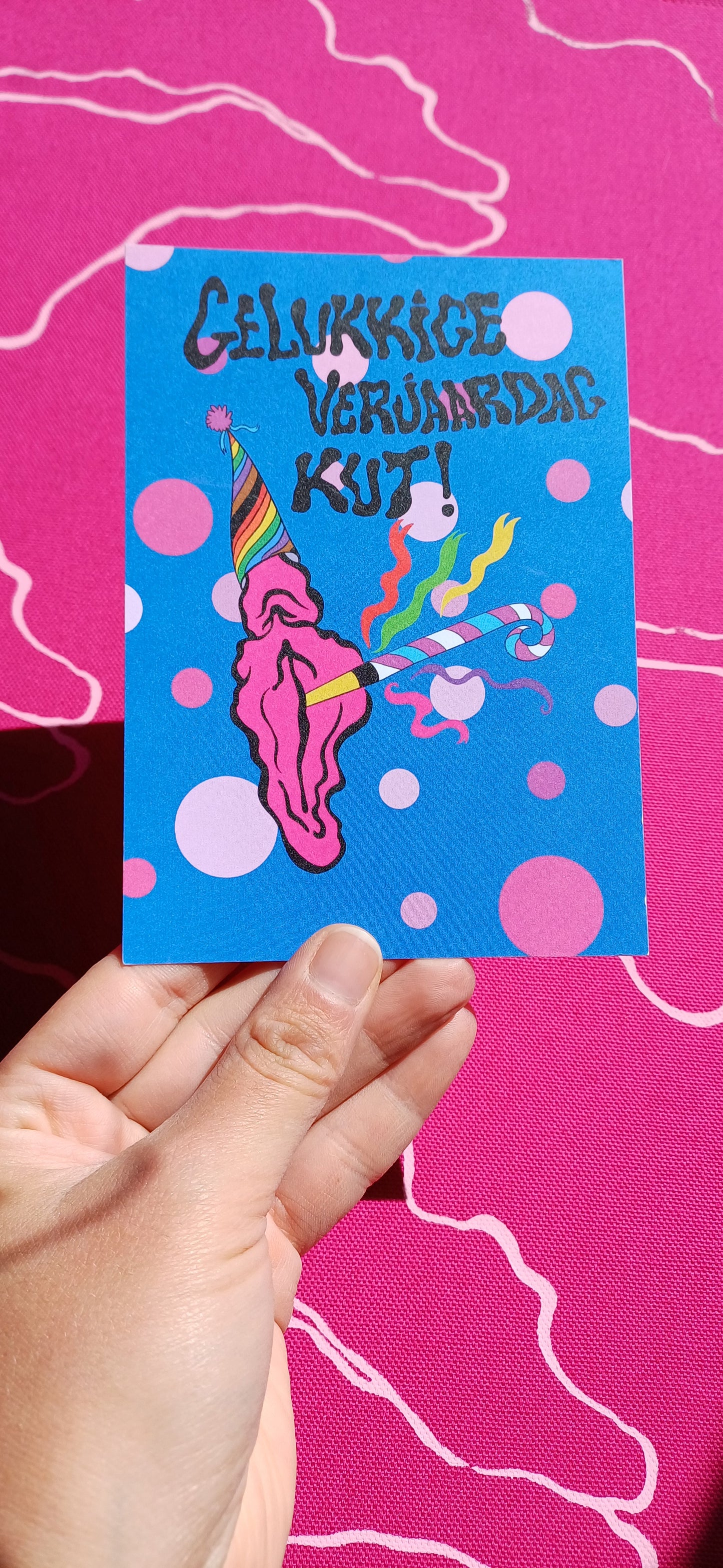 Gelukkige verjaardag kut! Card