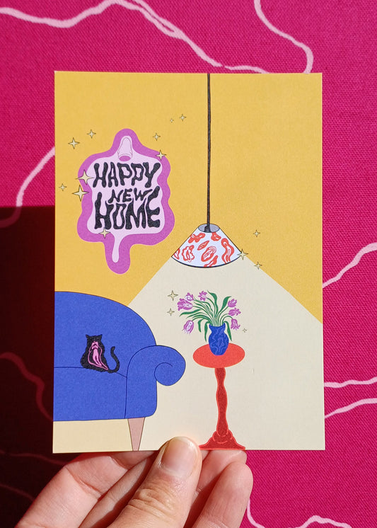Happy new home card