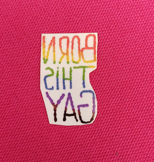 Born this GAY Temporary Tattoo