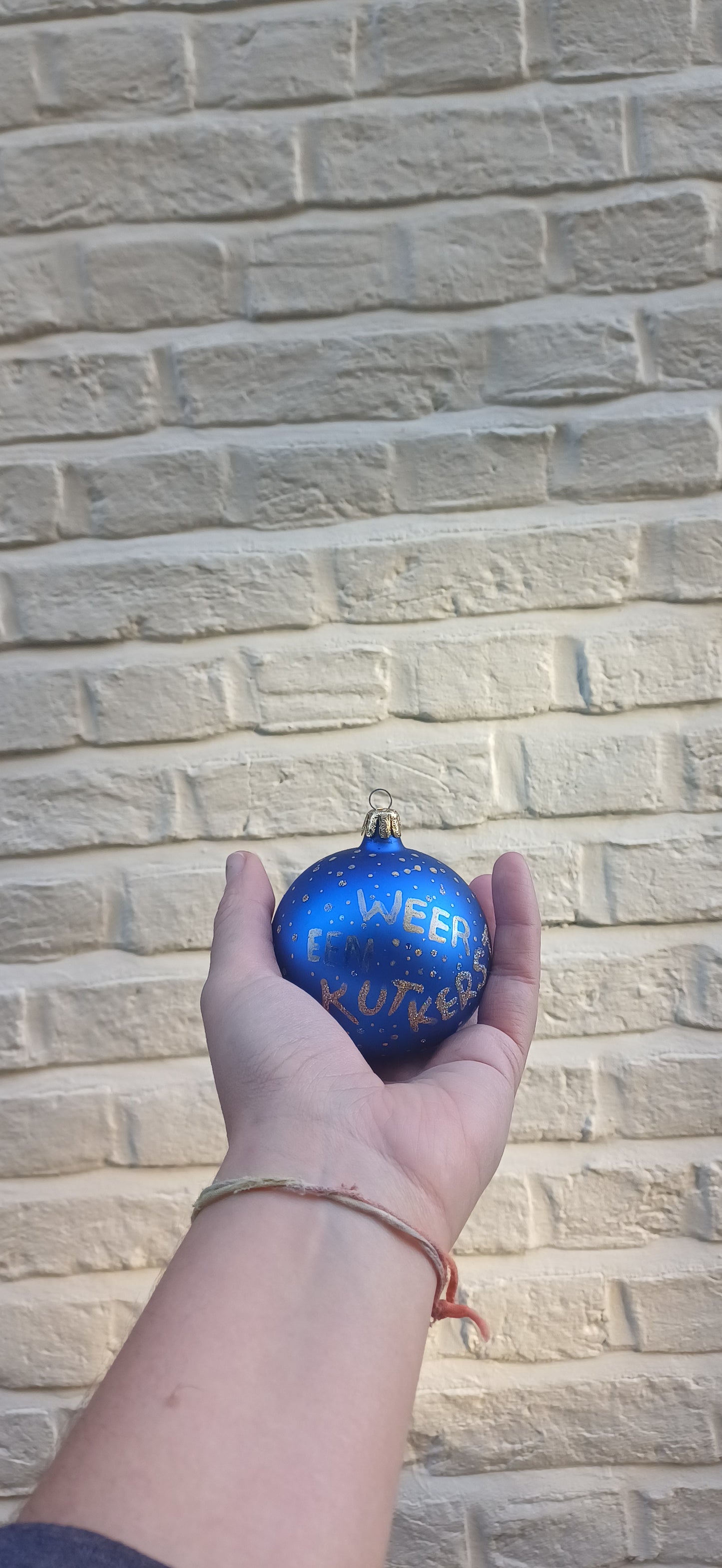 Azul vulvastic xmas bauble