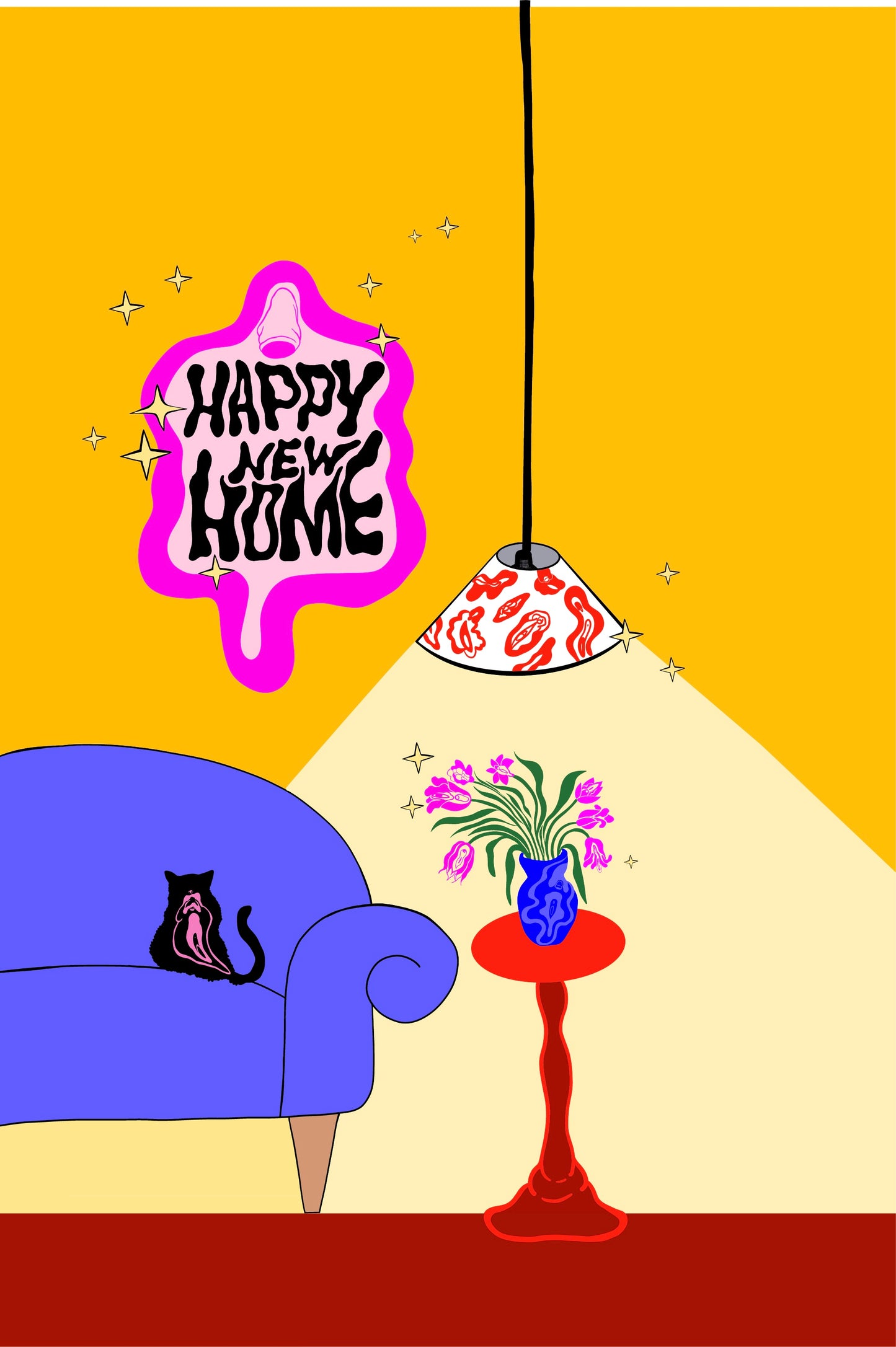 Happy new home card
