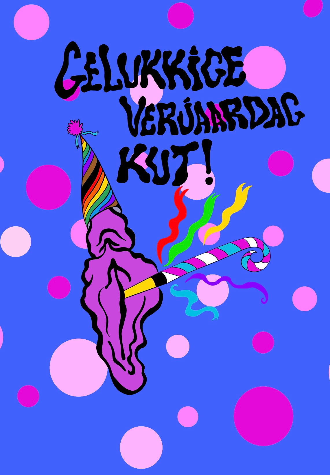 Gelukkige verjaardag kut! Card