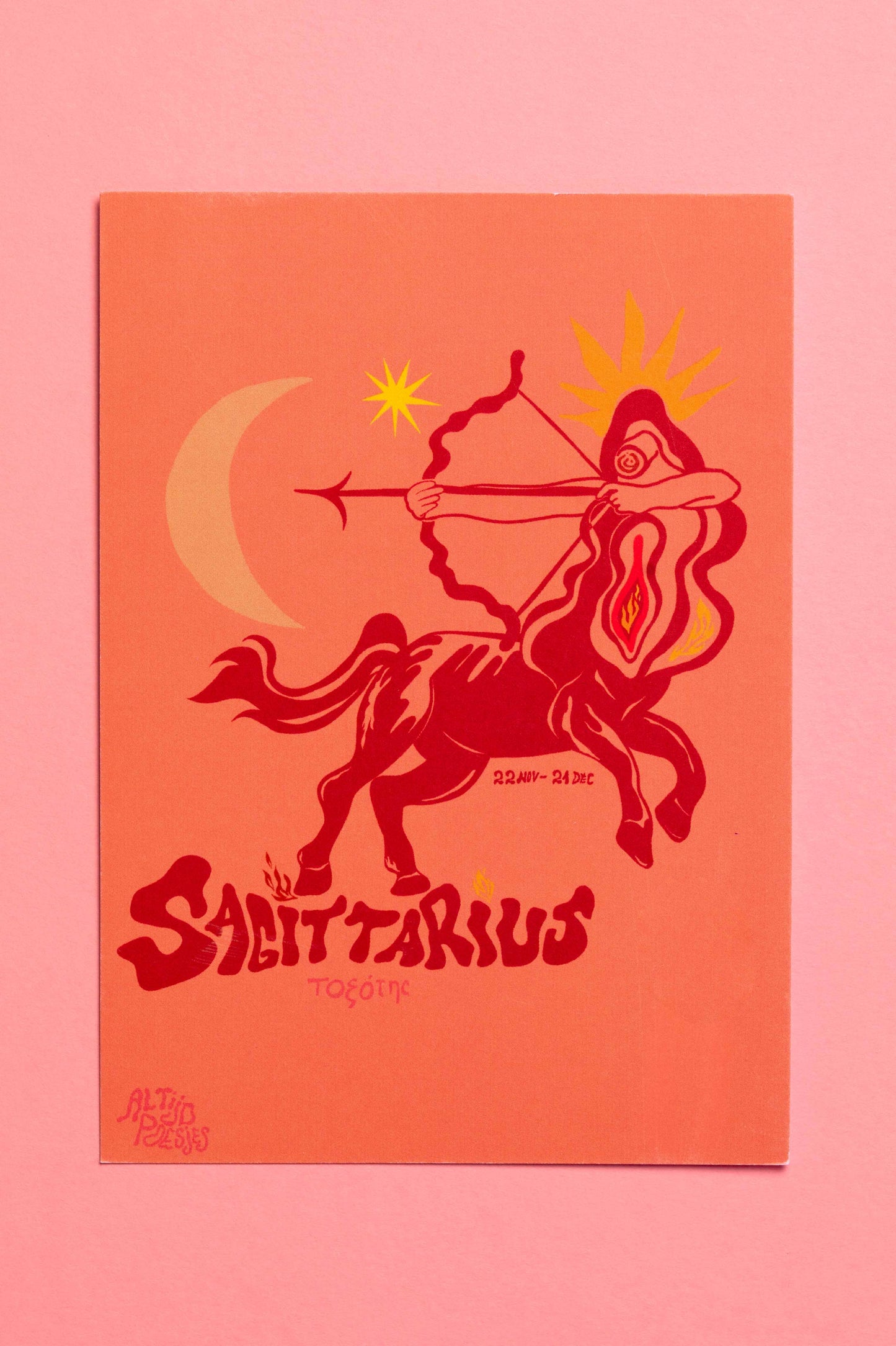 Sagittarius vulvastic card