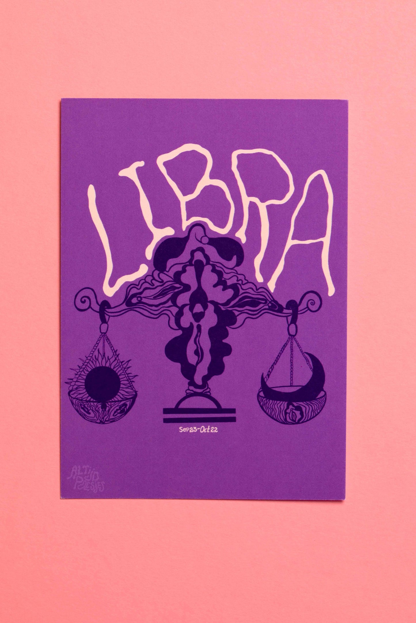 Libra vulvastic card