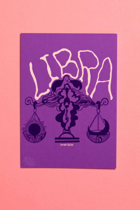 Libra vulvastic card