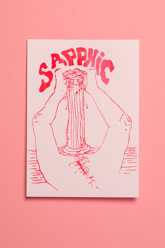 SAPPHIC silkscreen print