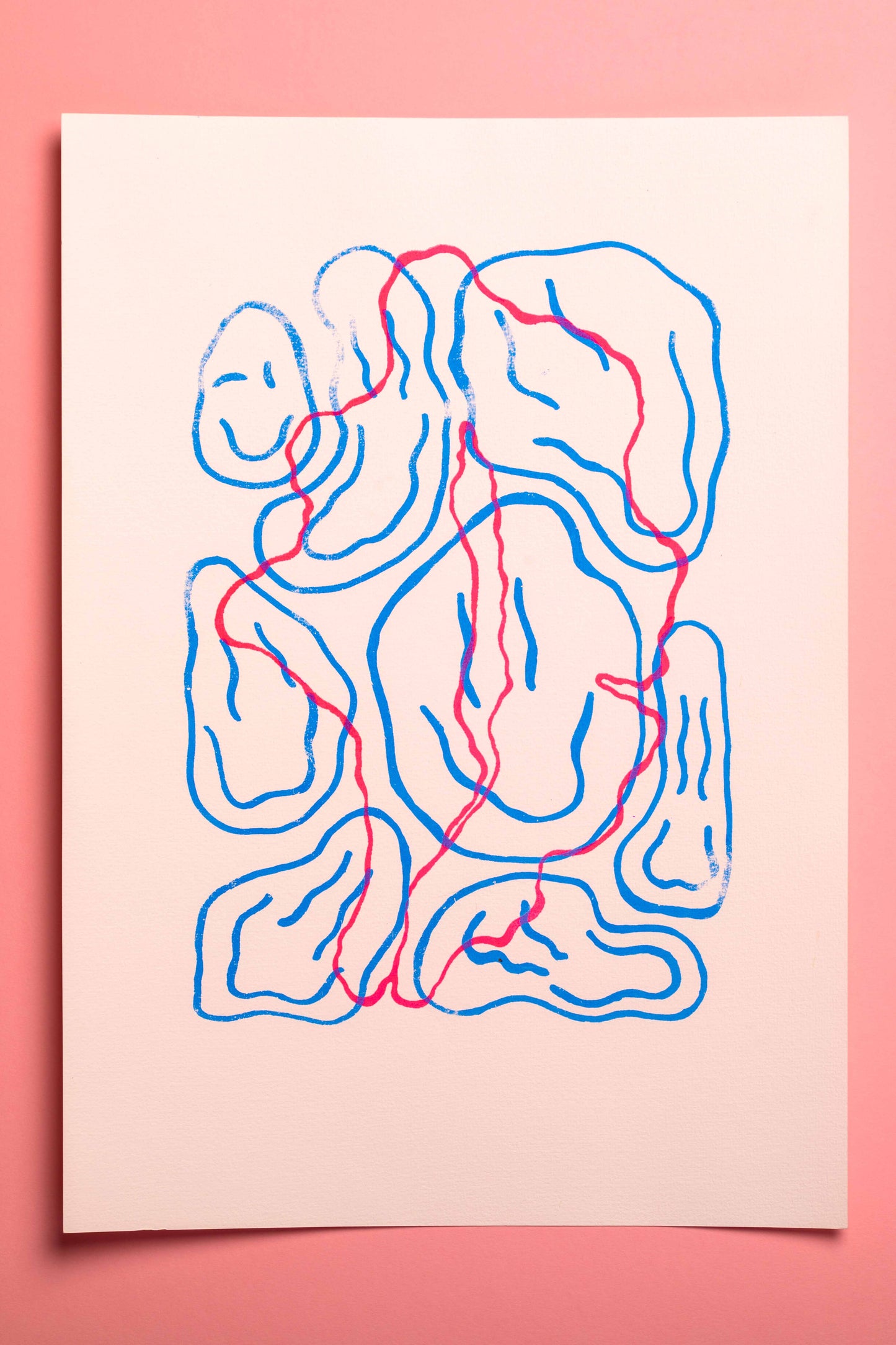 SMILEY VULVA PRINT