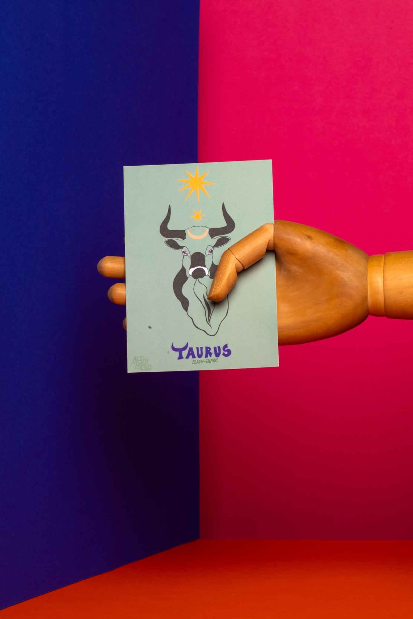Taurus vulvastic card