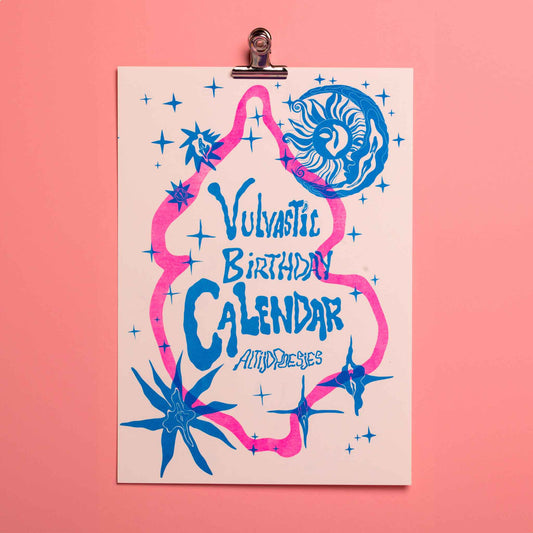 The VULVASTIC BDAY caledar