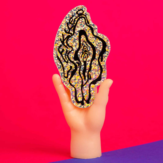 LEKKER vulva sticker