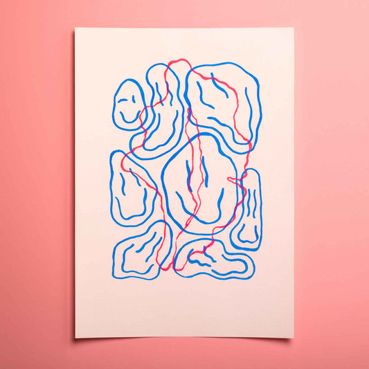 SMILEY VULVA PRINT