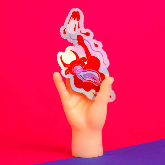 Evil period sticker