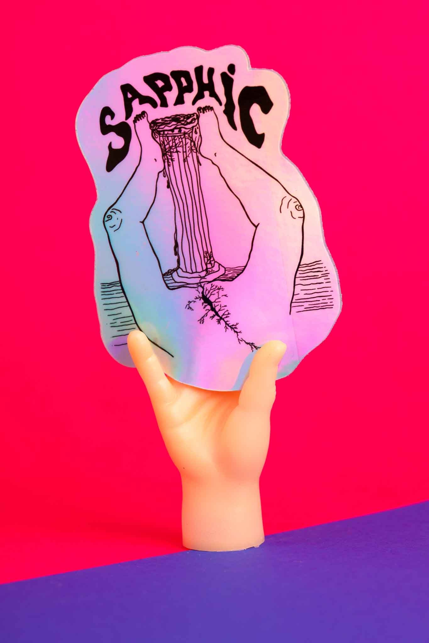 Sapphic sticker