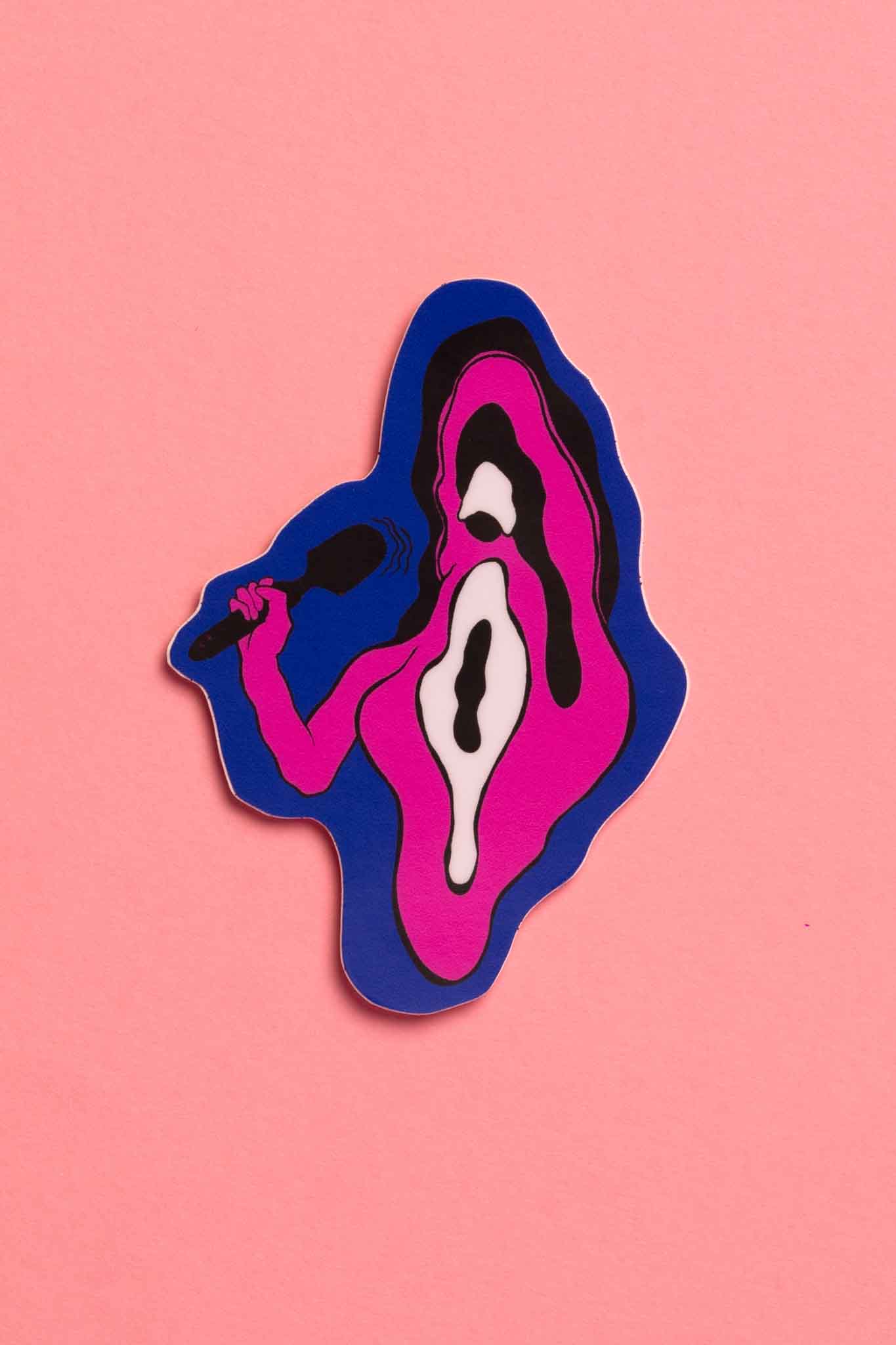 Good Vibez vulva sticker