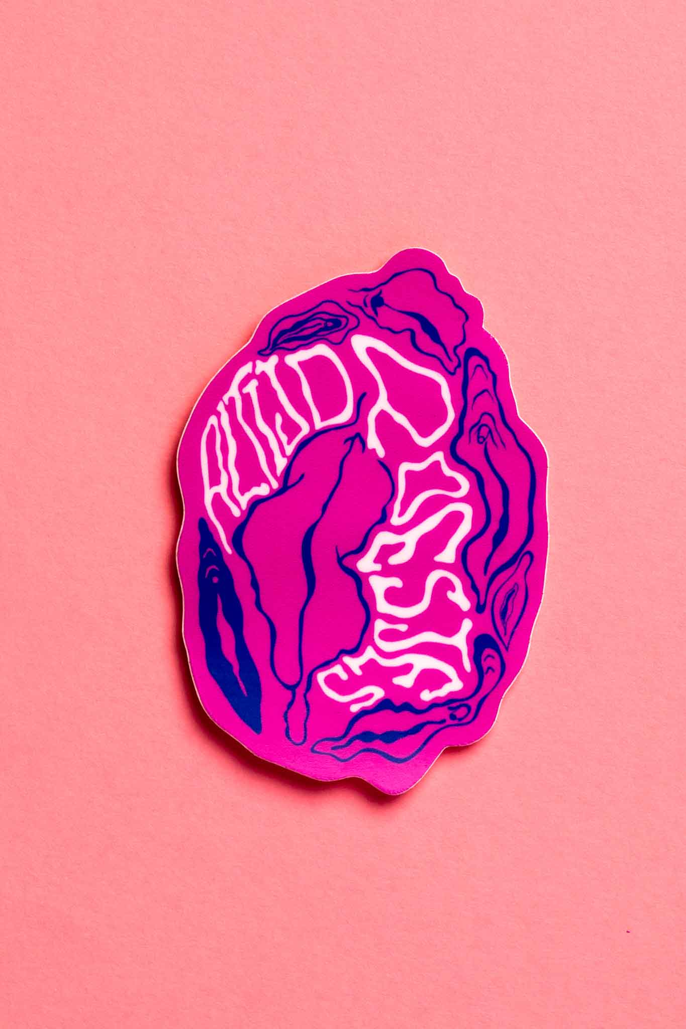 Sticky vulvas Altijdpoesjes sticker