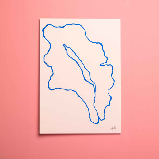 Bold vulva print