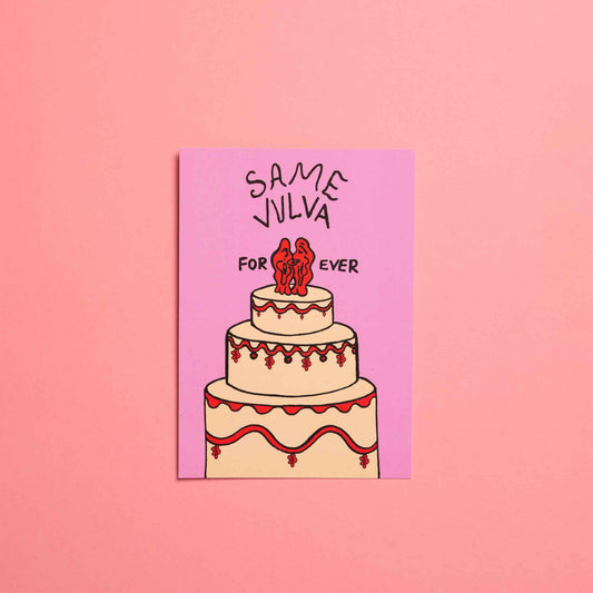 Same vulva forever card