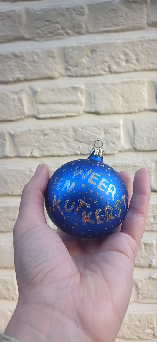 Azul vulvastic xmas bauble