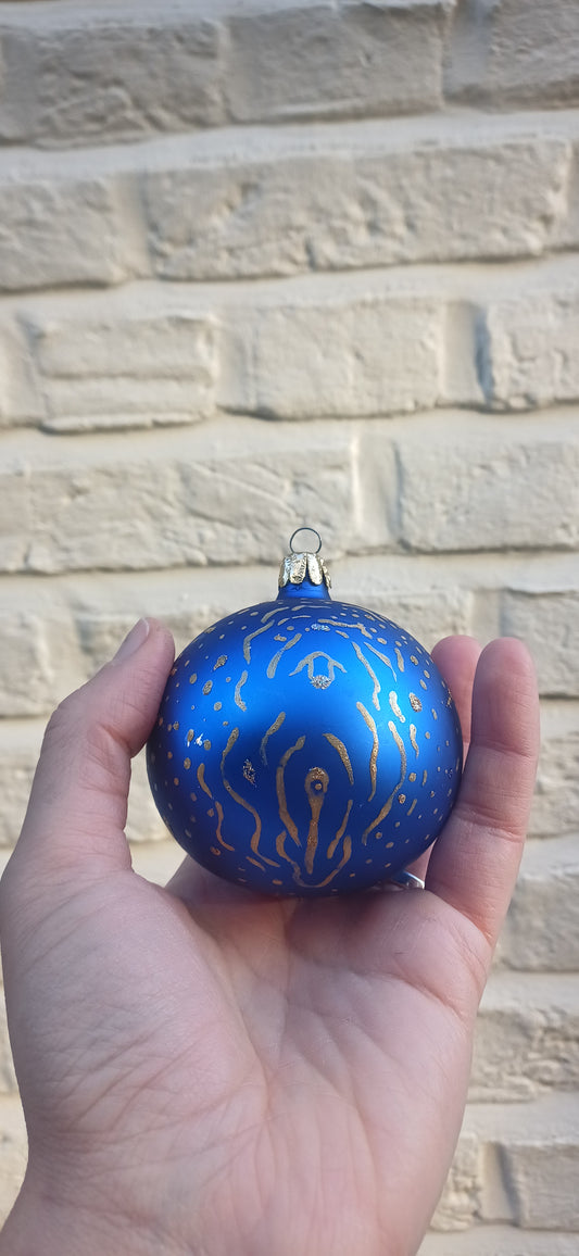 Azul vulvastic xmas bauble