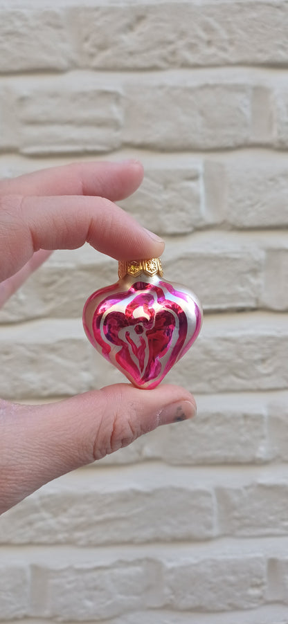 Heart xmas bauble