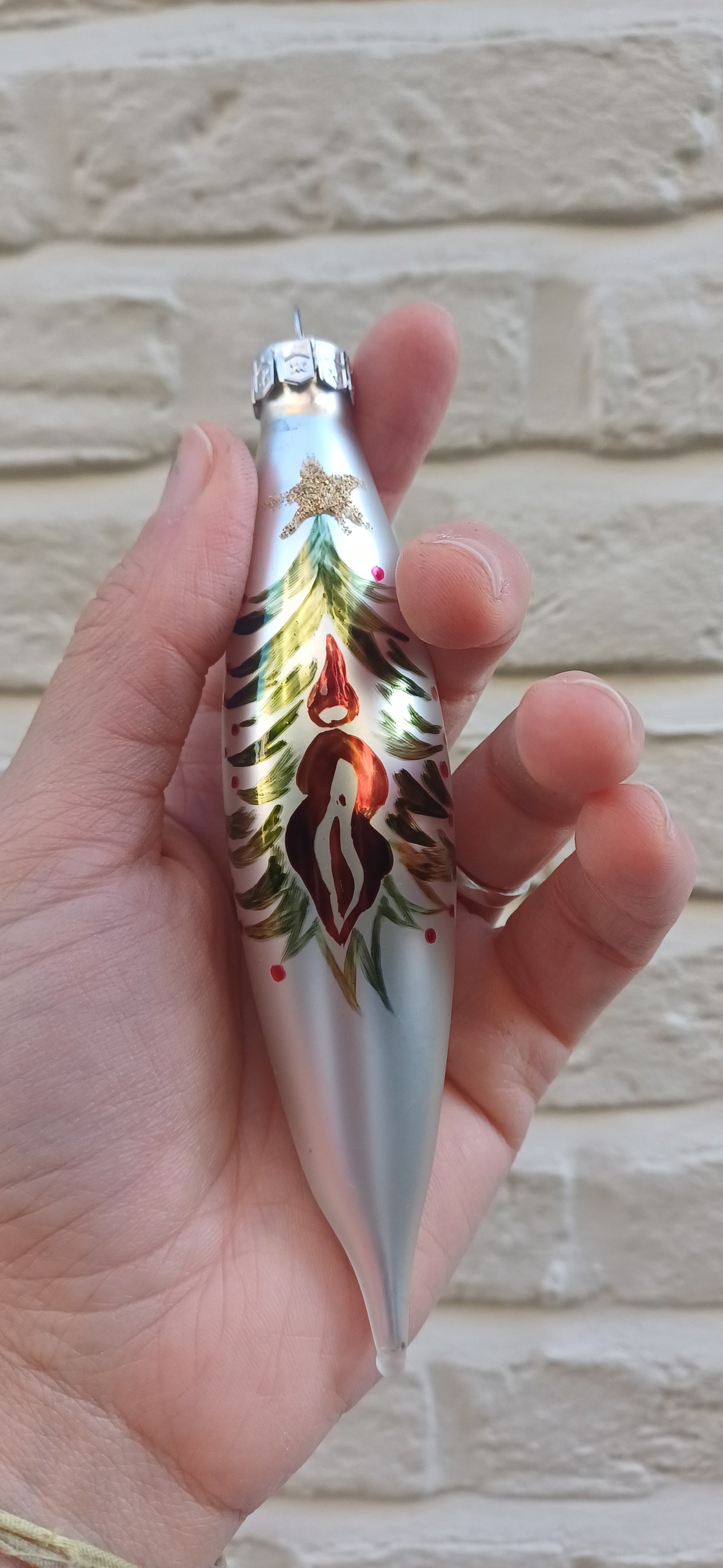 Pussymas tree long bauble