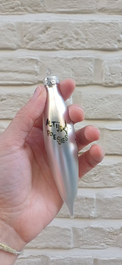 Pussymas tree long bauble