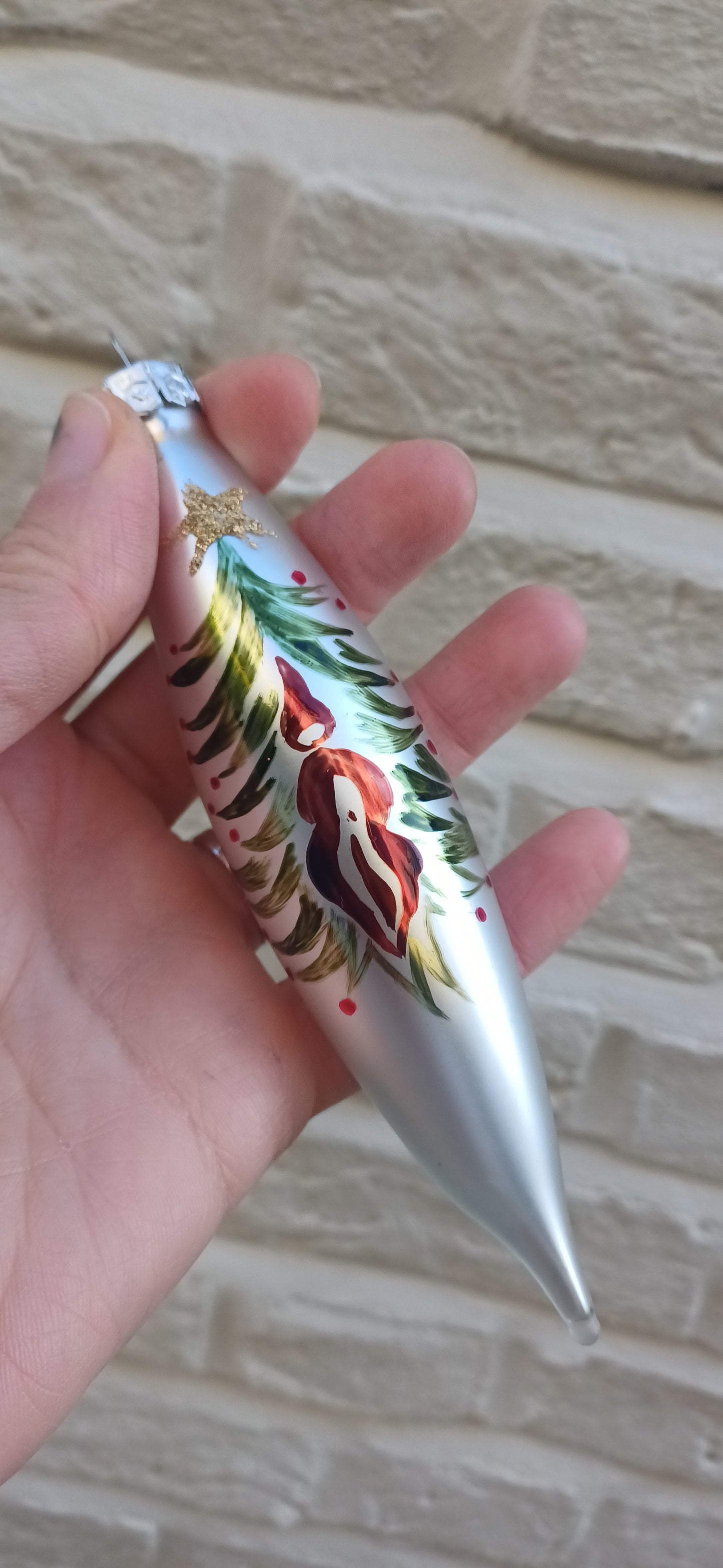 Pussymas tree long bauble