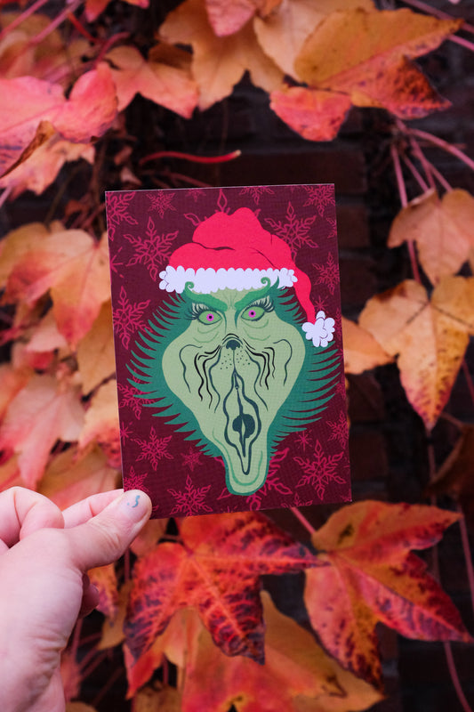 Merry Grinchmas cunt card
