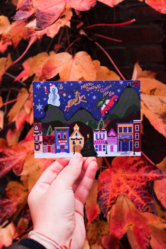 The VULVASTIC XXXmas village card