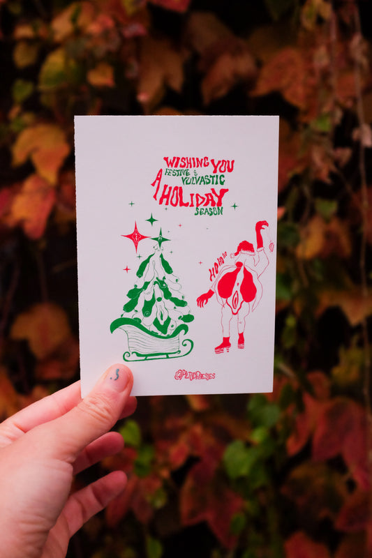 Wishing you a VULVASTIC  Xmas card