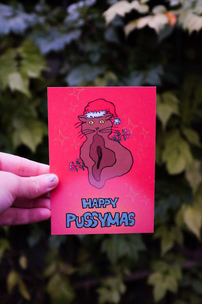 Happy Pussymas XMAS CARD