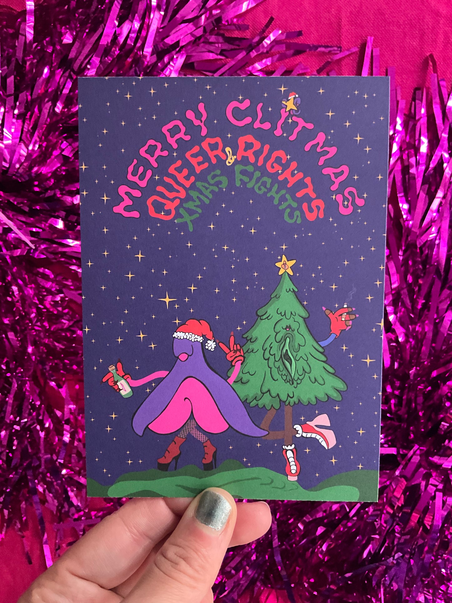 Queer rights, Xmas fights card!