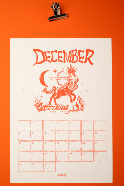 The VULVASTIC Bday calendar