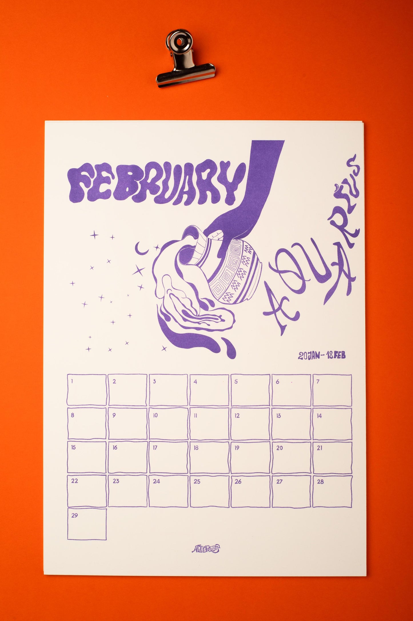The VULVASTIC Bday calendar