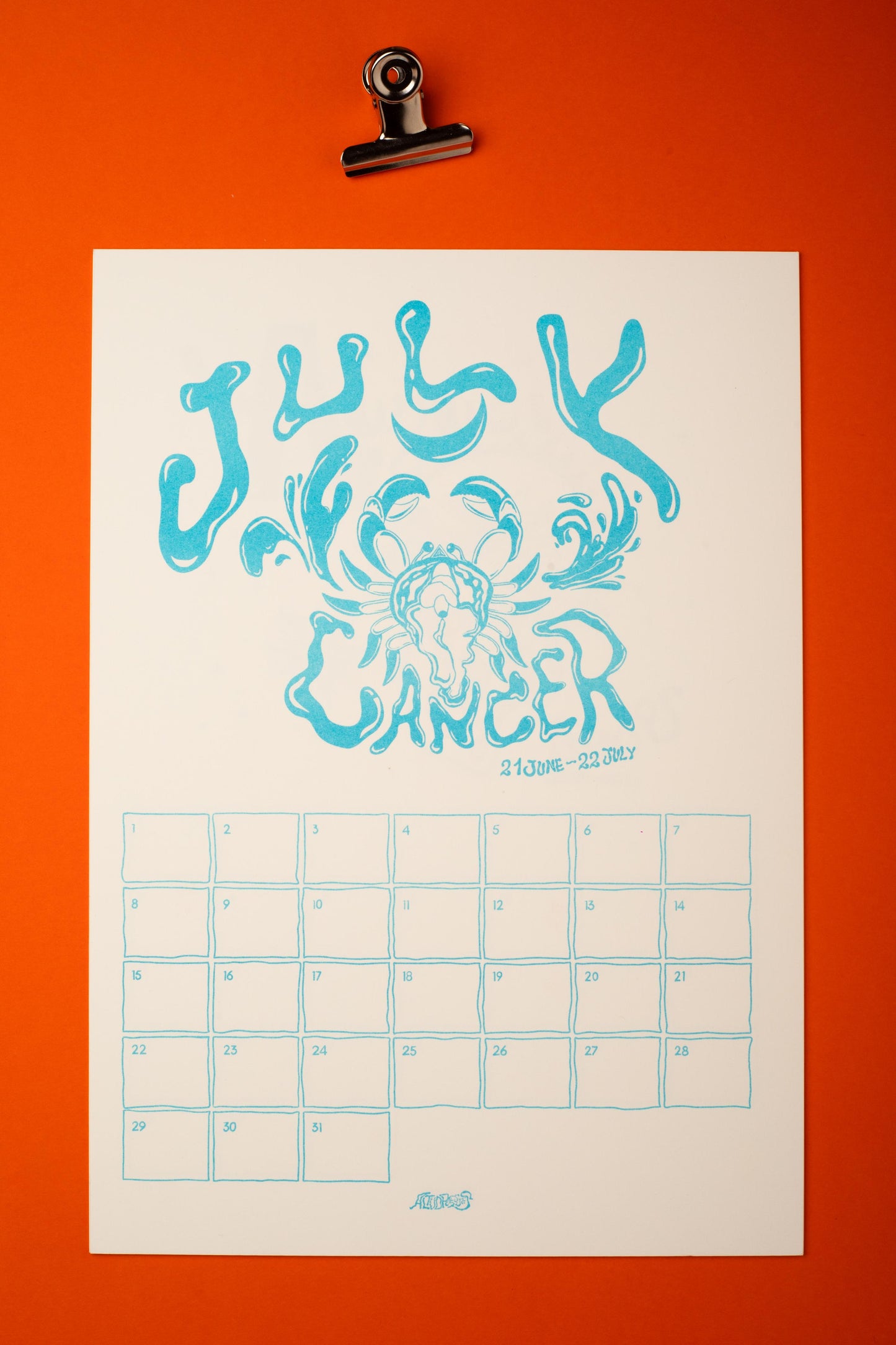 The VULVASTIC Bday calendar
