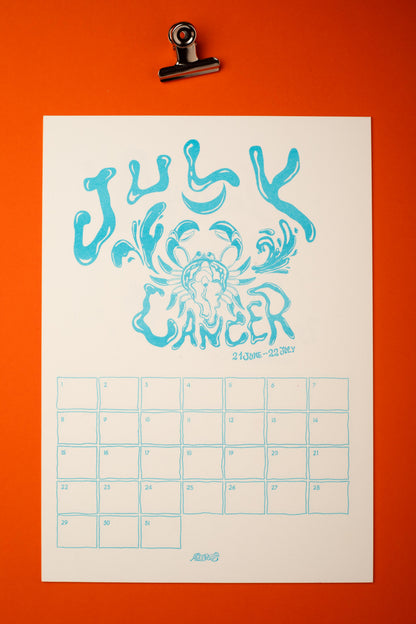 The VULVASTIC Bday calendar