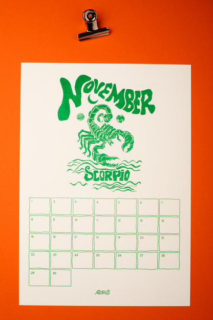 The VULVASTIC Bday calendar