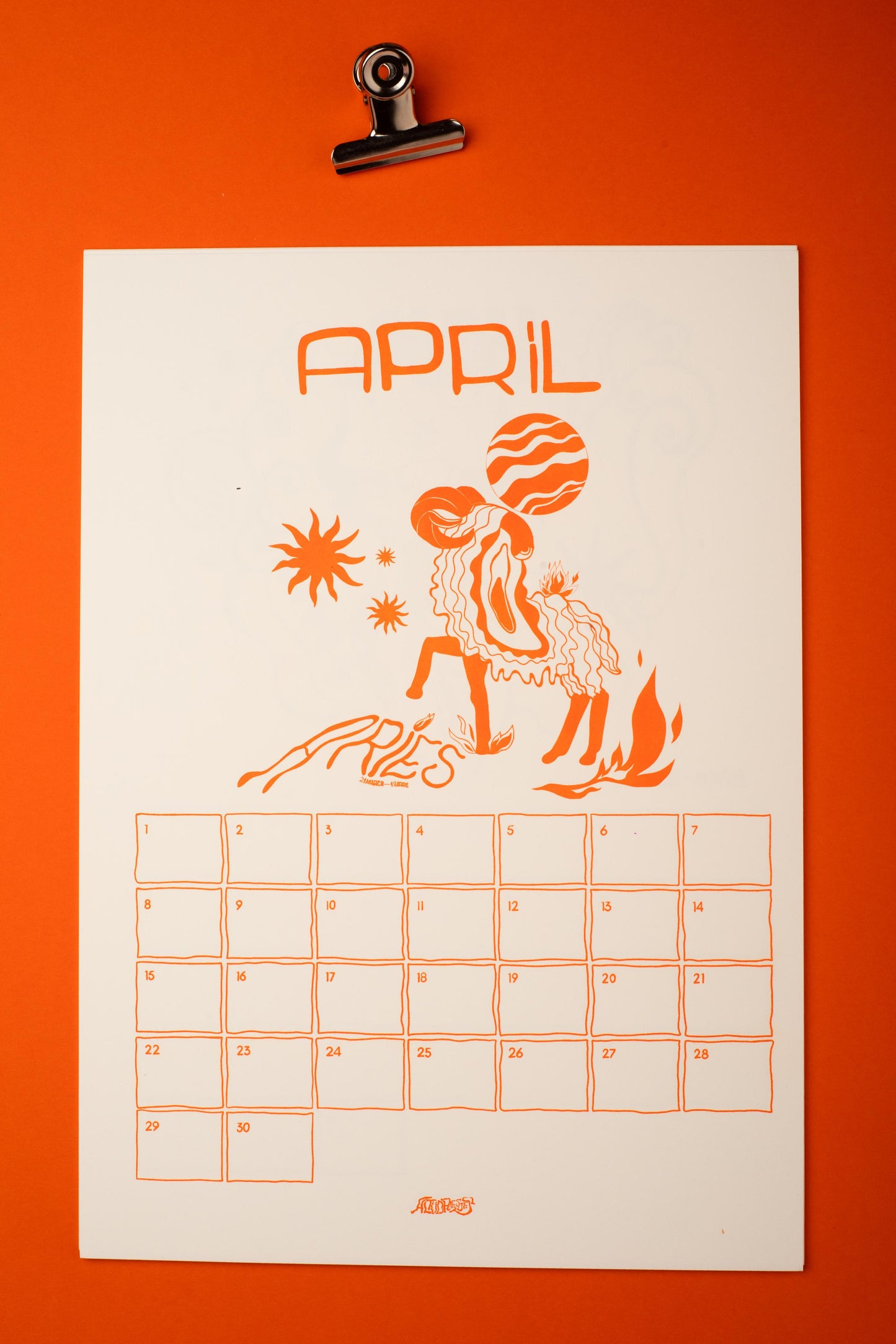 The VULVASTIC Bday calendar