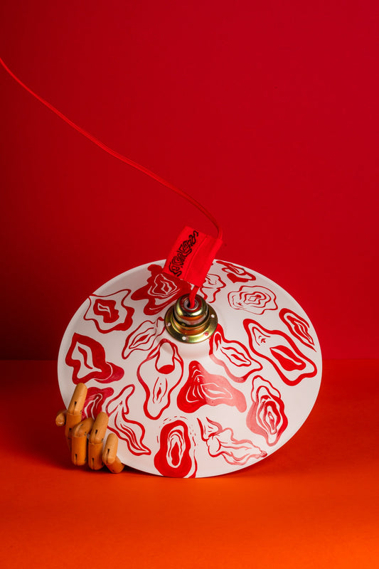 Handpainted What a Cunt Lamp