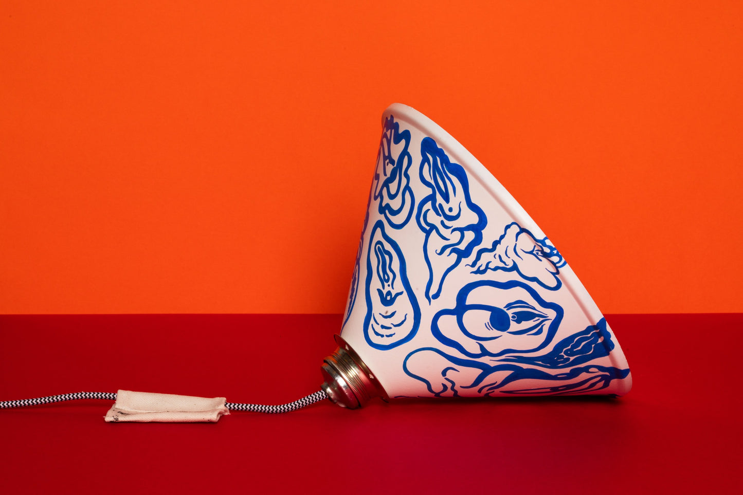 Handpainted Cunt Lamp