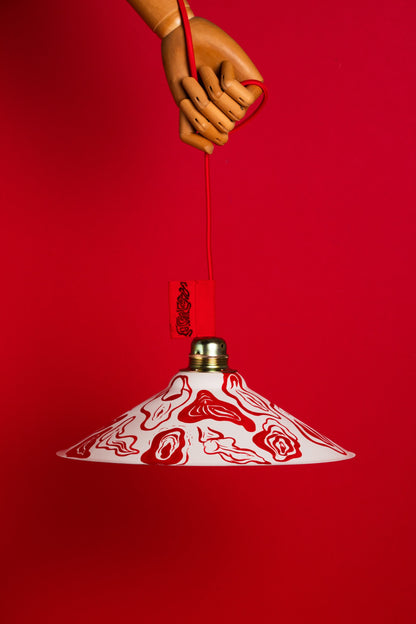 Handpainted What a Cunt Lamp