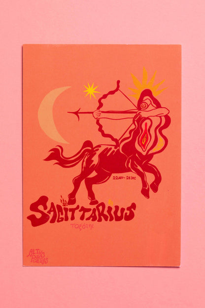 Sagittarius vulvastic card