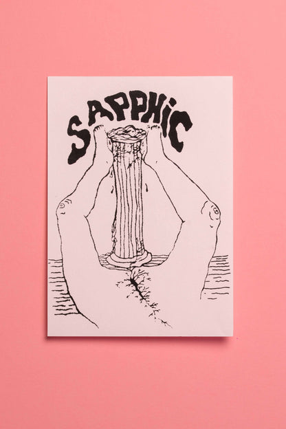 SAPPHIC silkscreen print