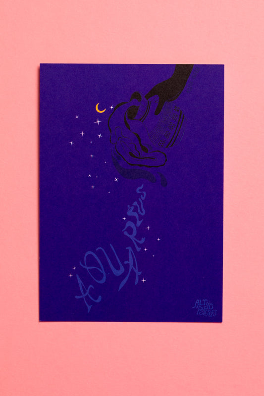 Aquarius vulvastic card