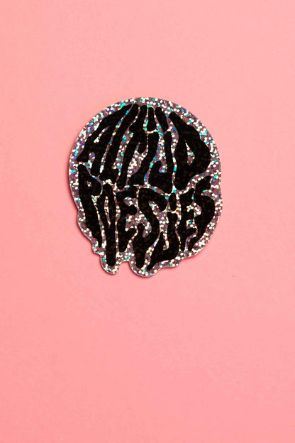 Glittery AltijdPoesjes Sticker